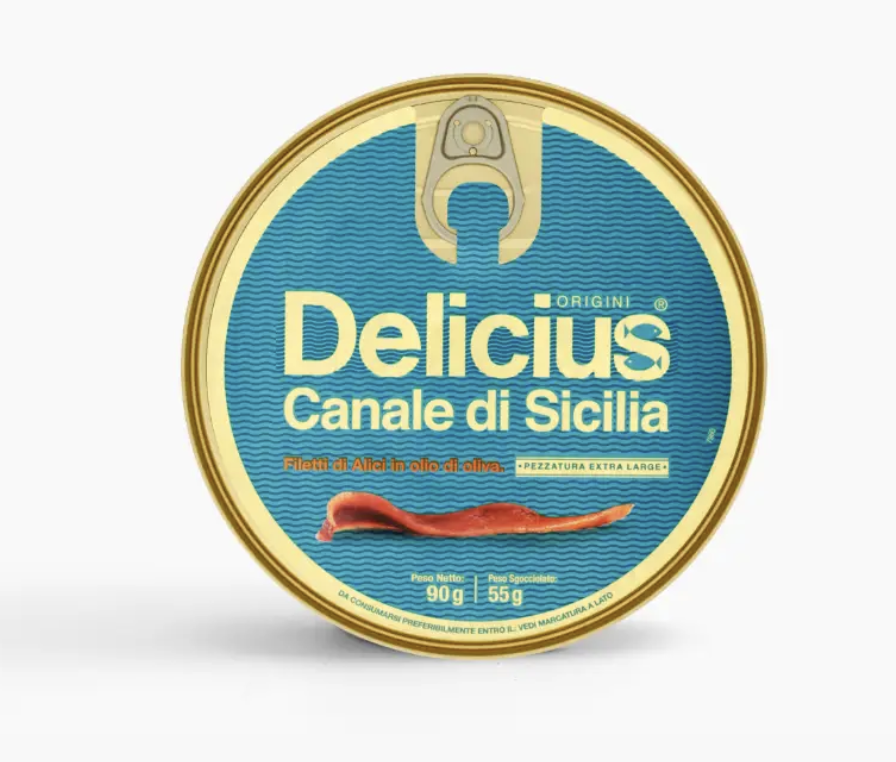 Canale di Sicilia Sardellenfilets in Olivenöl Delicius 90g
