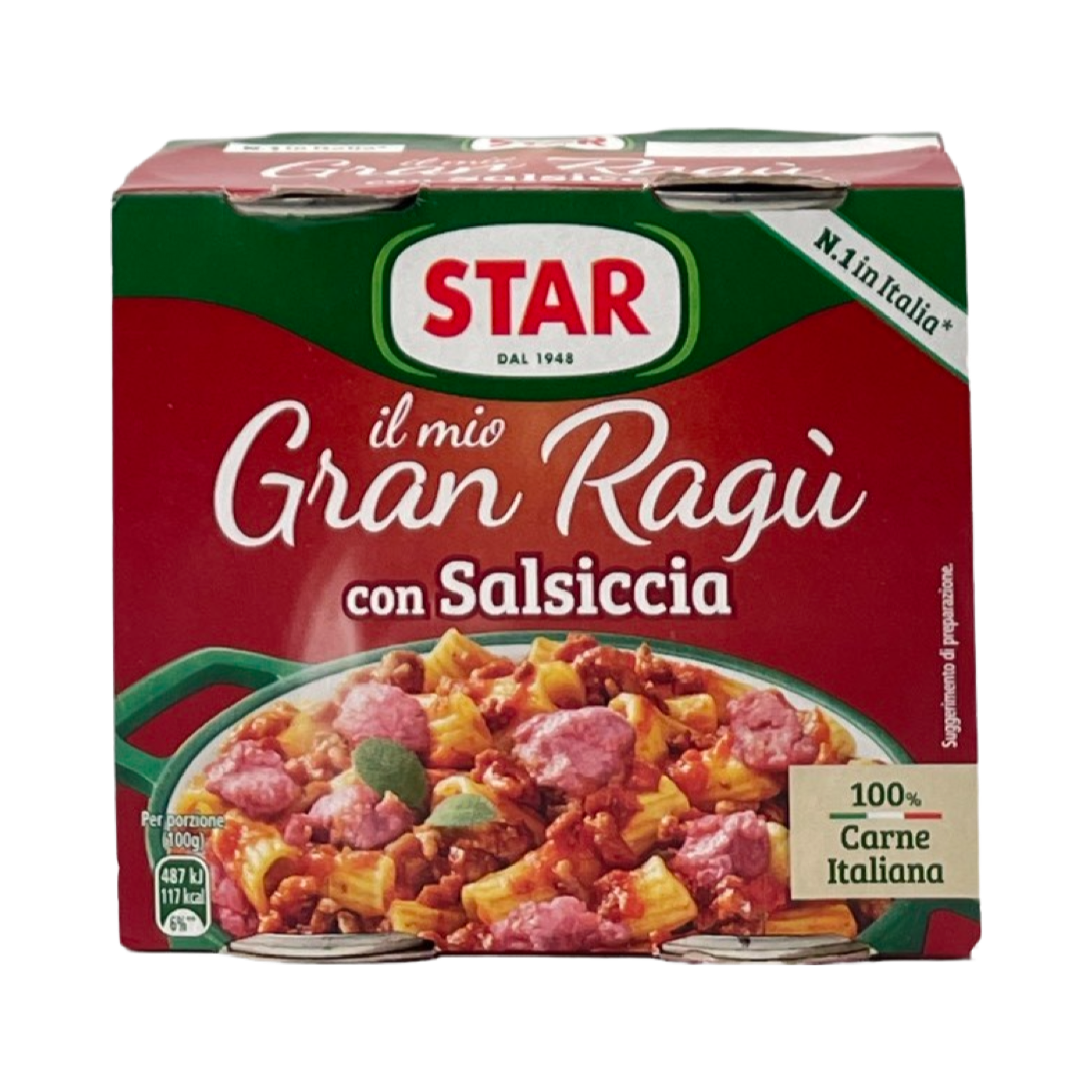 il mio Gran Ragù con Salsiccia Star 360g (2x180g)