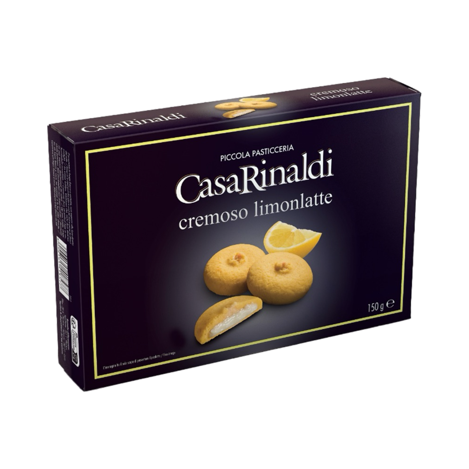 Cremoso Limonlatte Kekse mit Zitronencreme Casa Rinaldi 140g