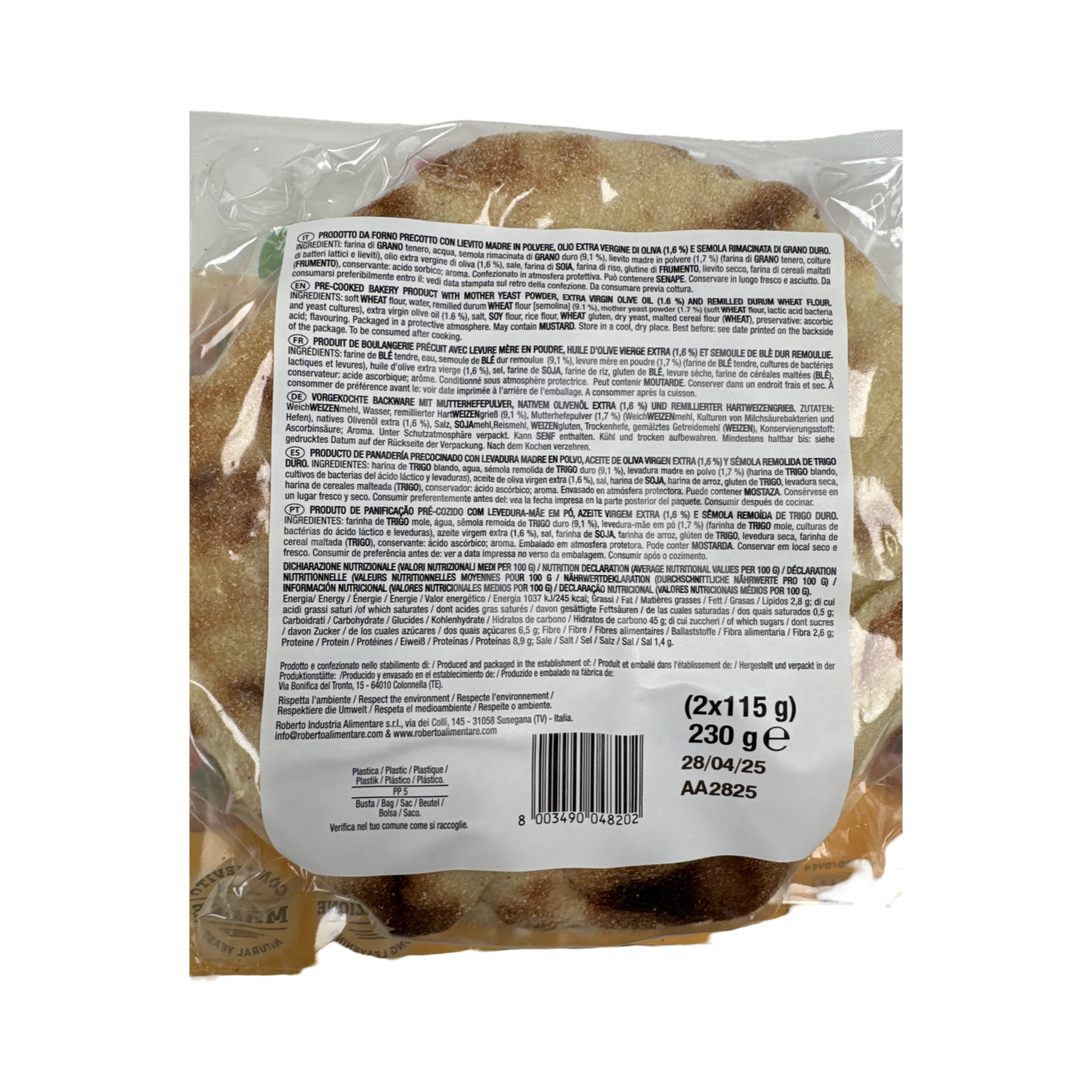 Happy Pinsa Mini Roberto 2x115g