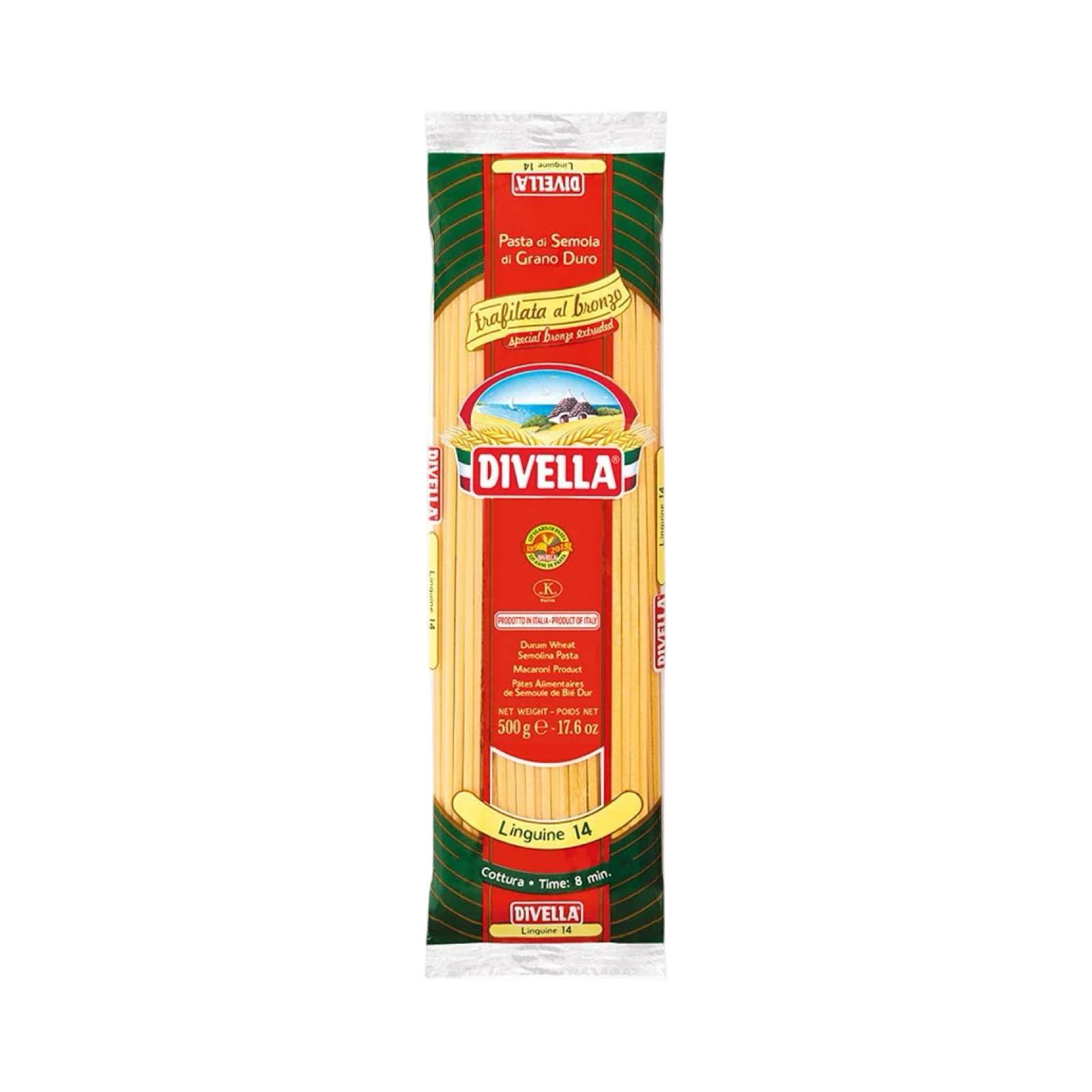 Trafilata al Bronzo Linguine No.14 Divella 500g