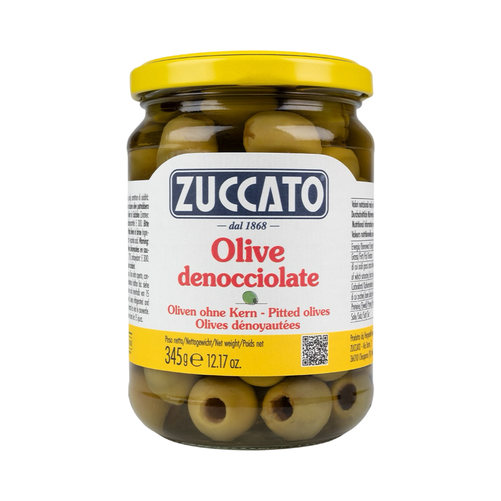 Olive Verdi Denocciolate Zuccato 370g