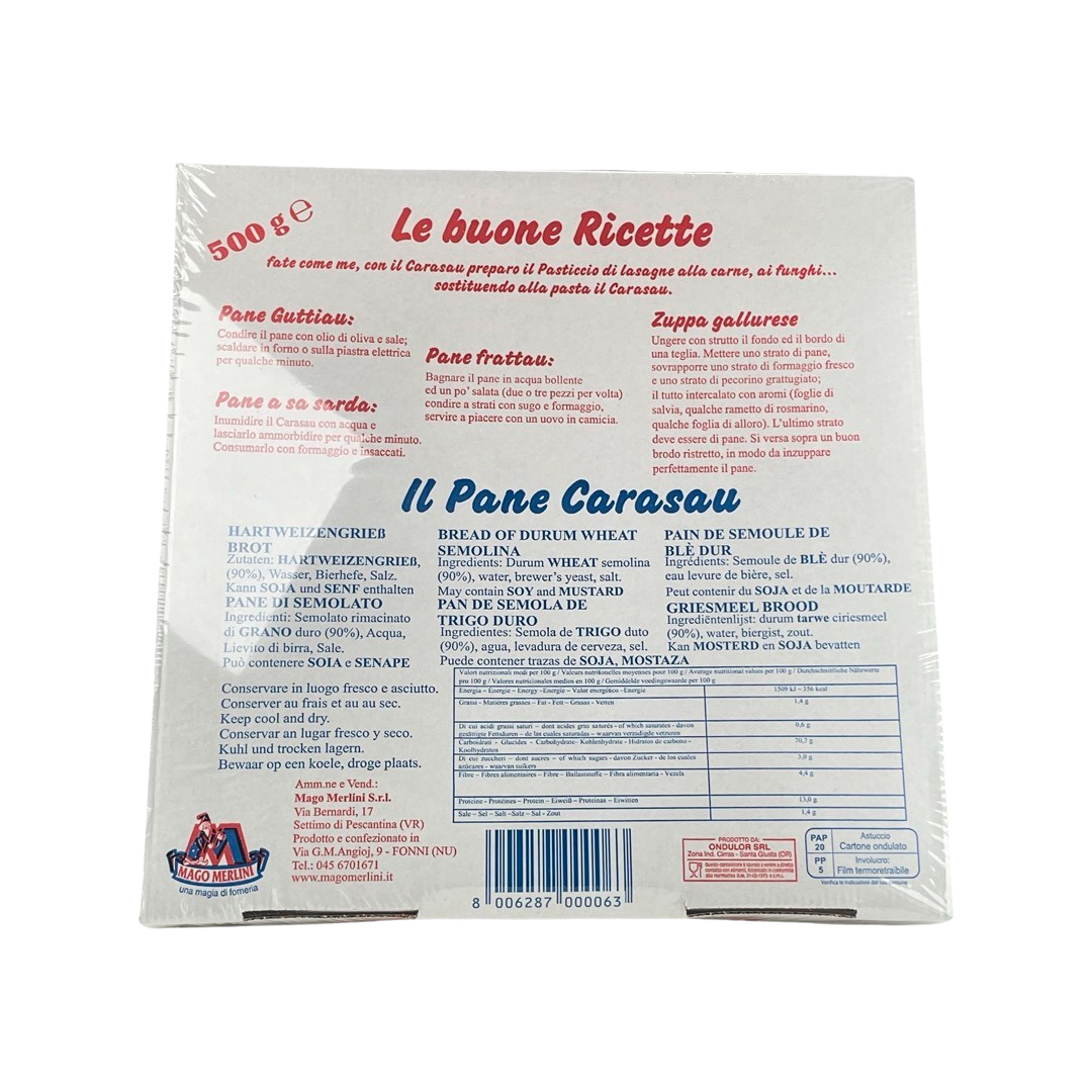 Pane Carasau Mago Merlini 500g