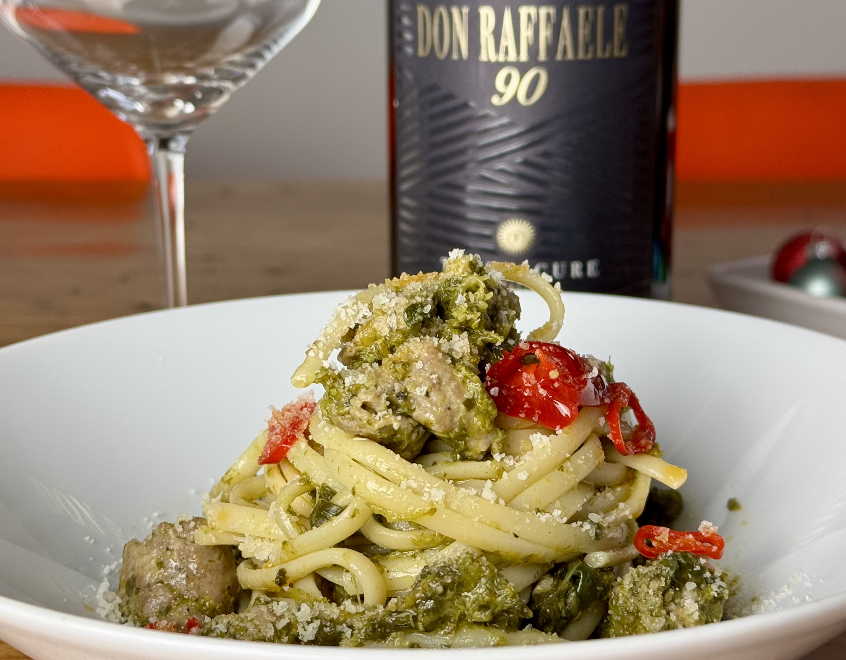 Linguine mit Salsiccia & Cime di Rapa