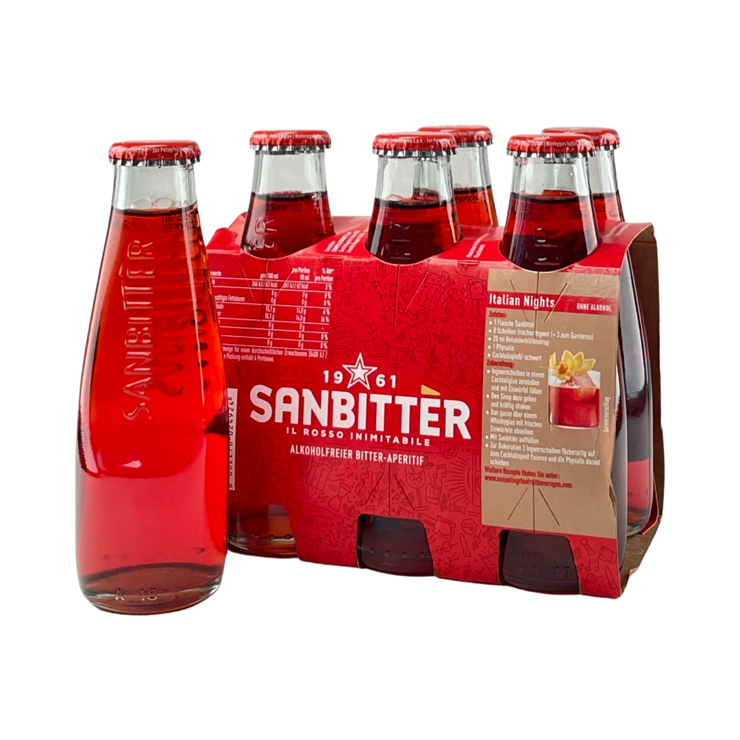 SanBitter -alkoholfreier Aperitif- San Pellegrino 6x98ml