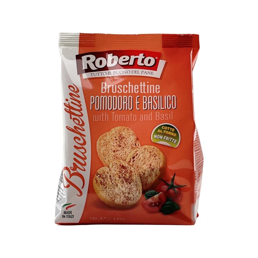 Bruschettine al Pomodoro e Basilico Roberto 100g