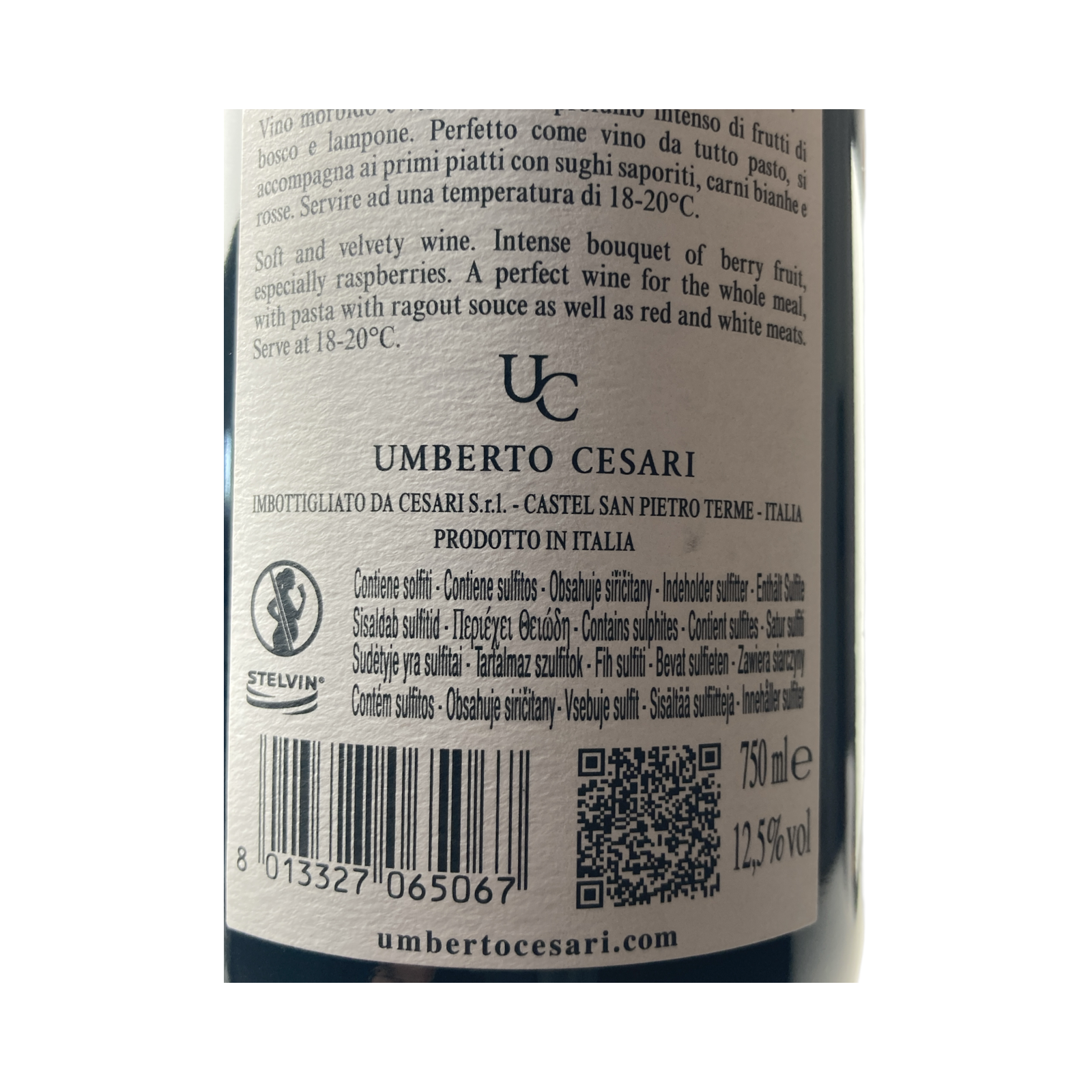 Iove Sangiovese Rubicone IGT Umberto Cesari 0,75l