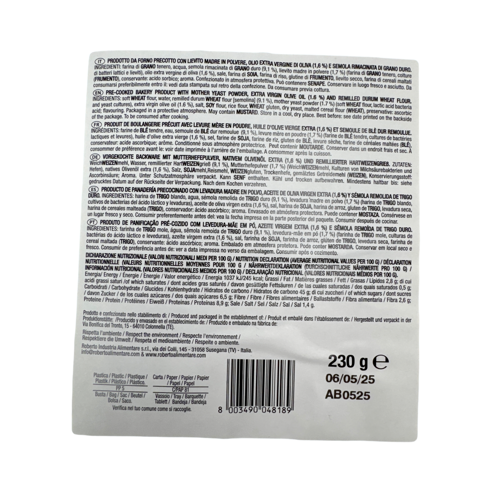 Pinsa Roberto 230g