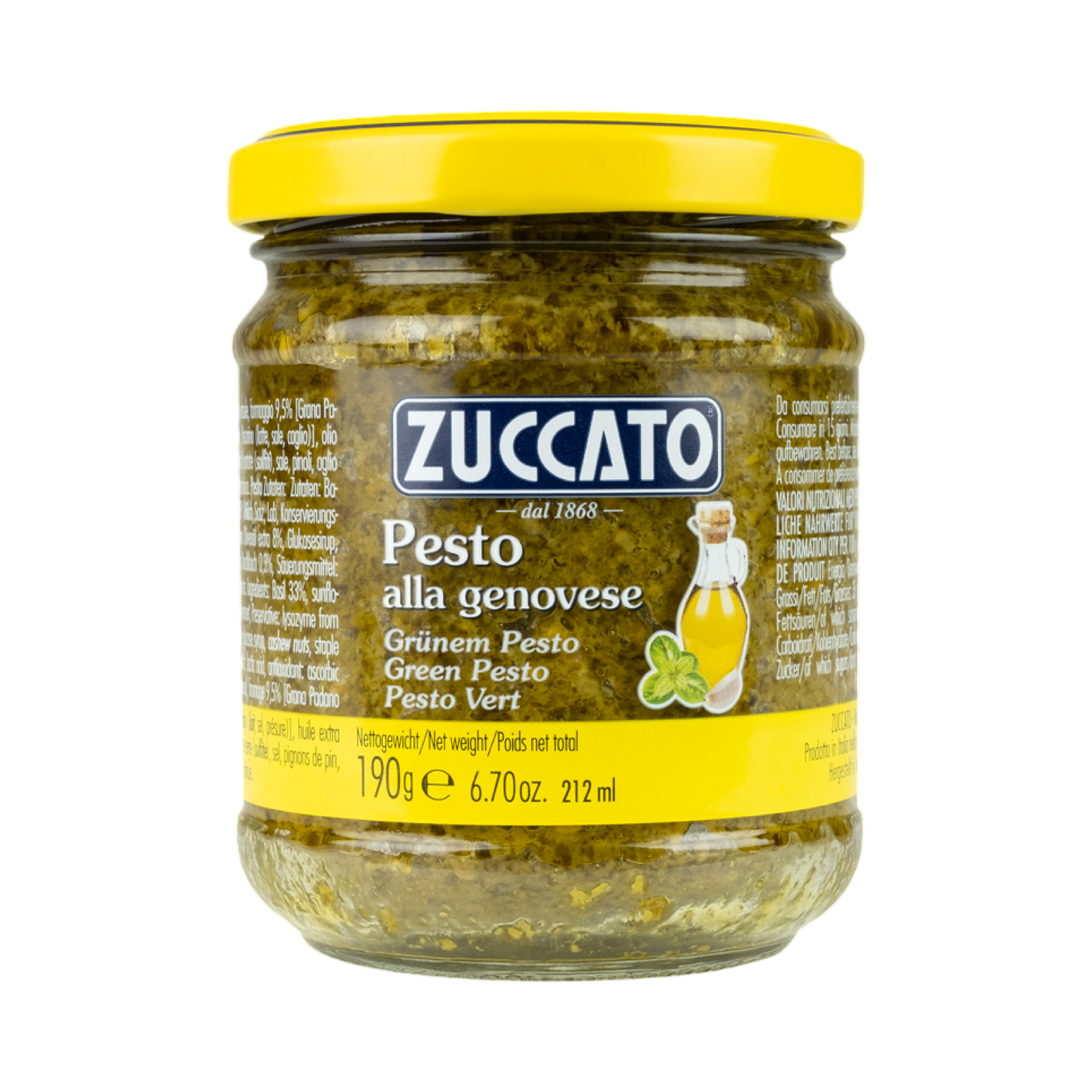 Pesto alla Genovese Zuccato 190g