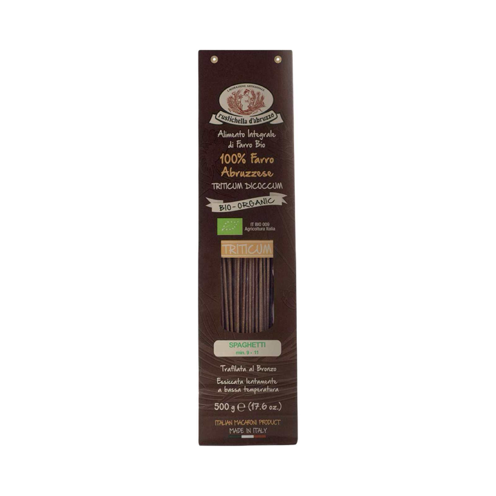 Spaghetti al Farro Biologico Rustichella d`Abruzzo 500g