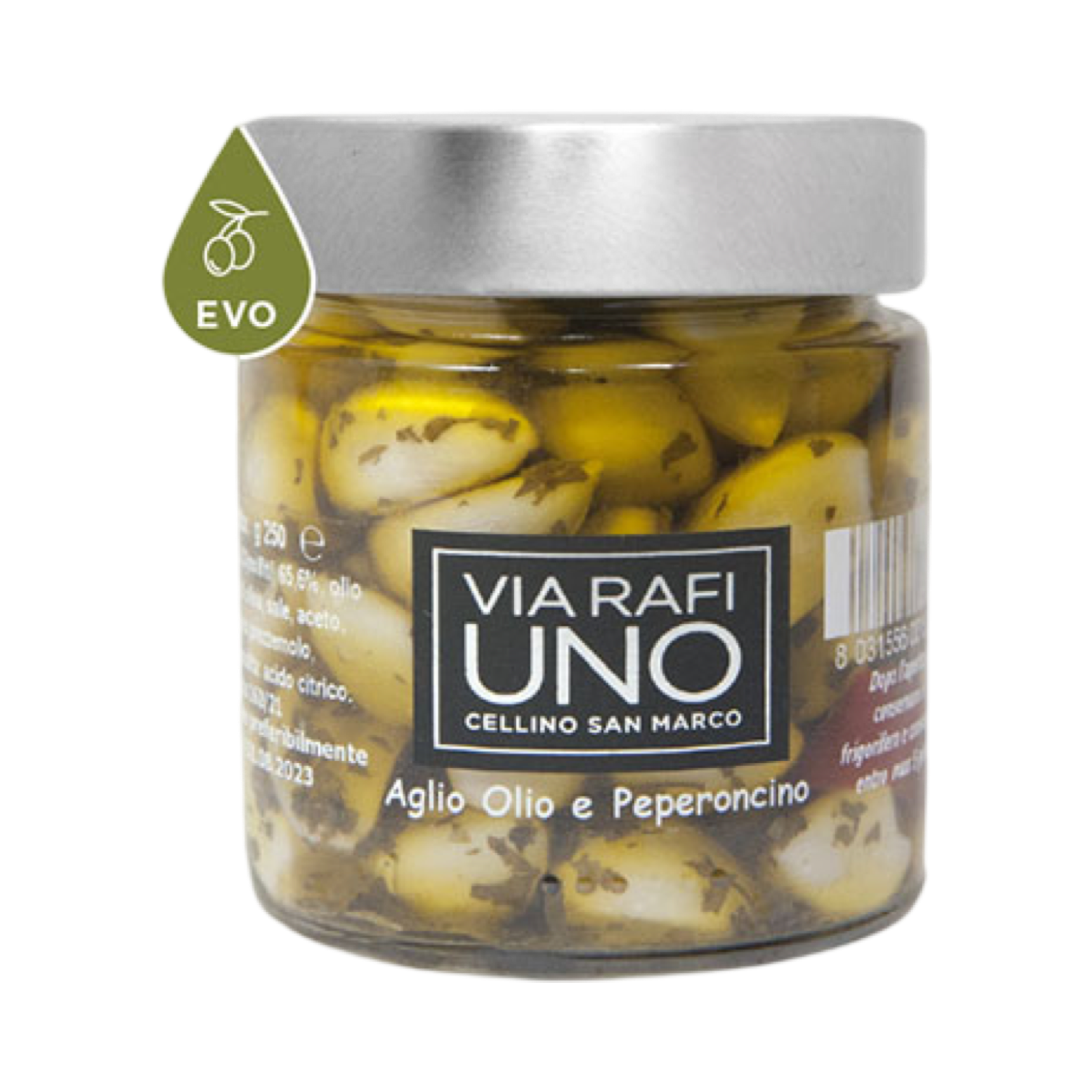 AglioOlioPeperoncino  -Knobi Olivenöl Chili- Via Rafi UNO 220g