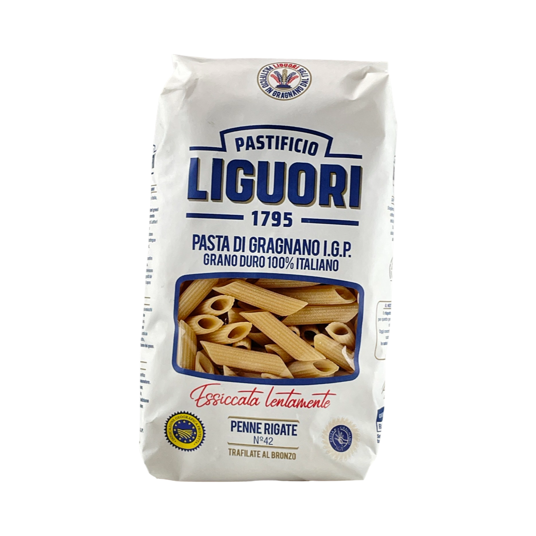 Penne rigate No.42 di Gragnano IGP Pastificio Liguori 500g