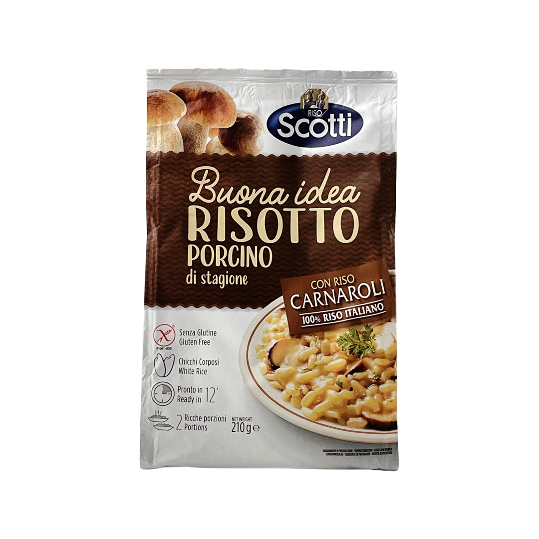 Risotto ai Funghi Porcini Riso Scotti 210g 1301014