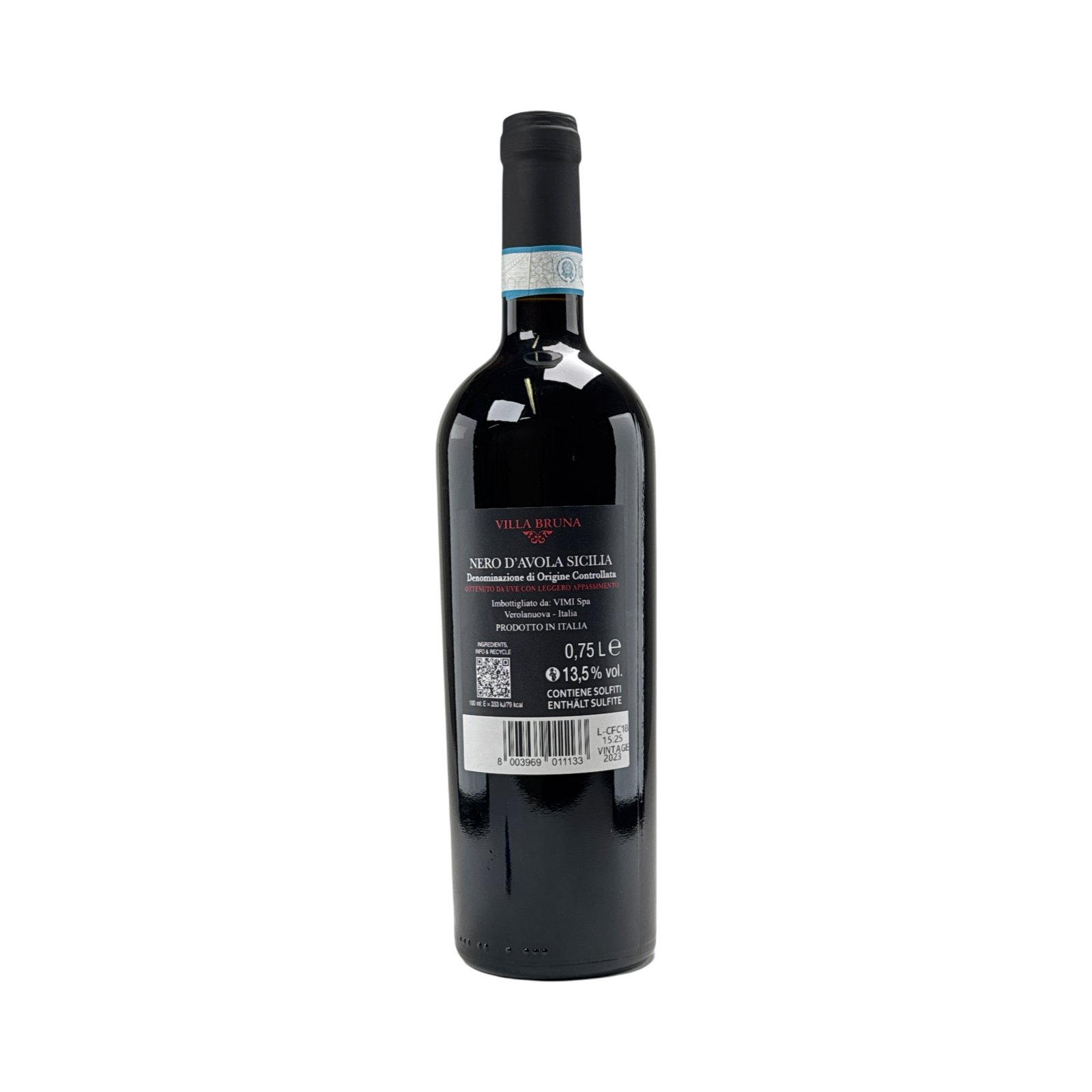 Nero d`Avola Appassito Sicilia DOC Villa Bruna 0,75l