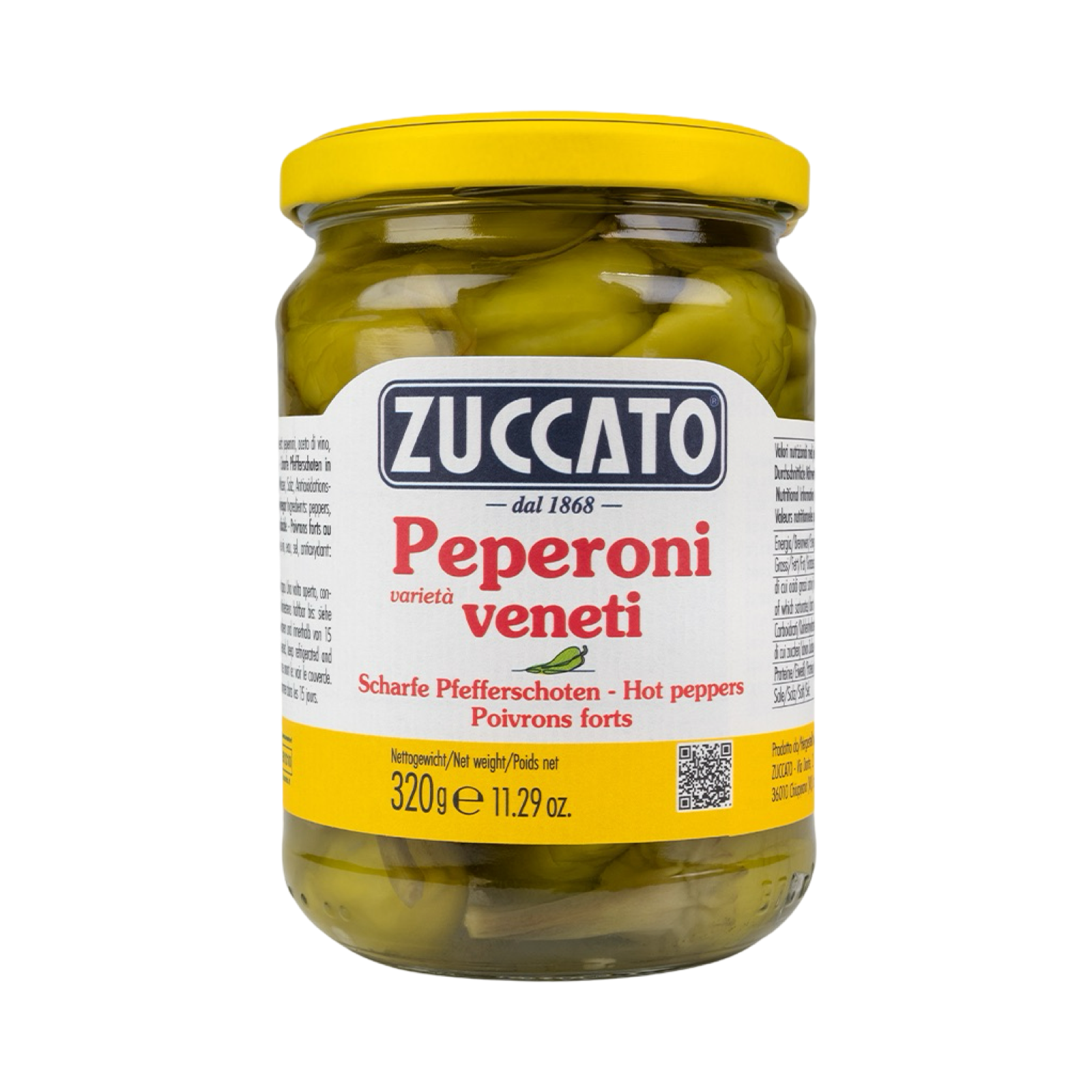 Peperoni Veneti Zuccato 320g