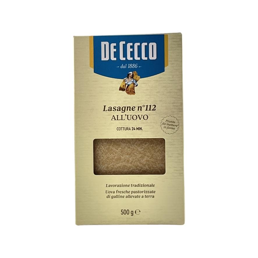 Lasagne all´Uovo No.112 De Cecco 500g