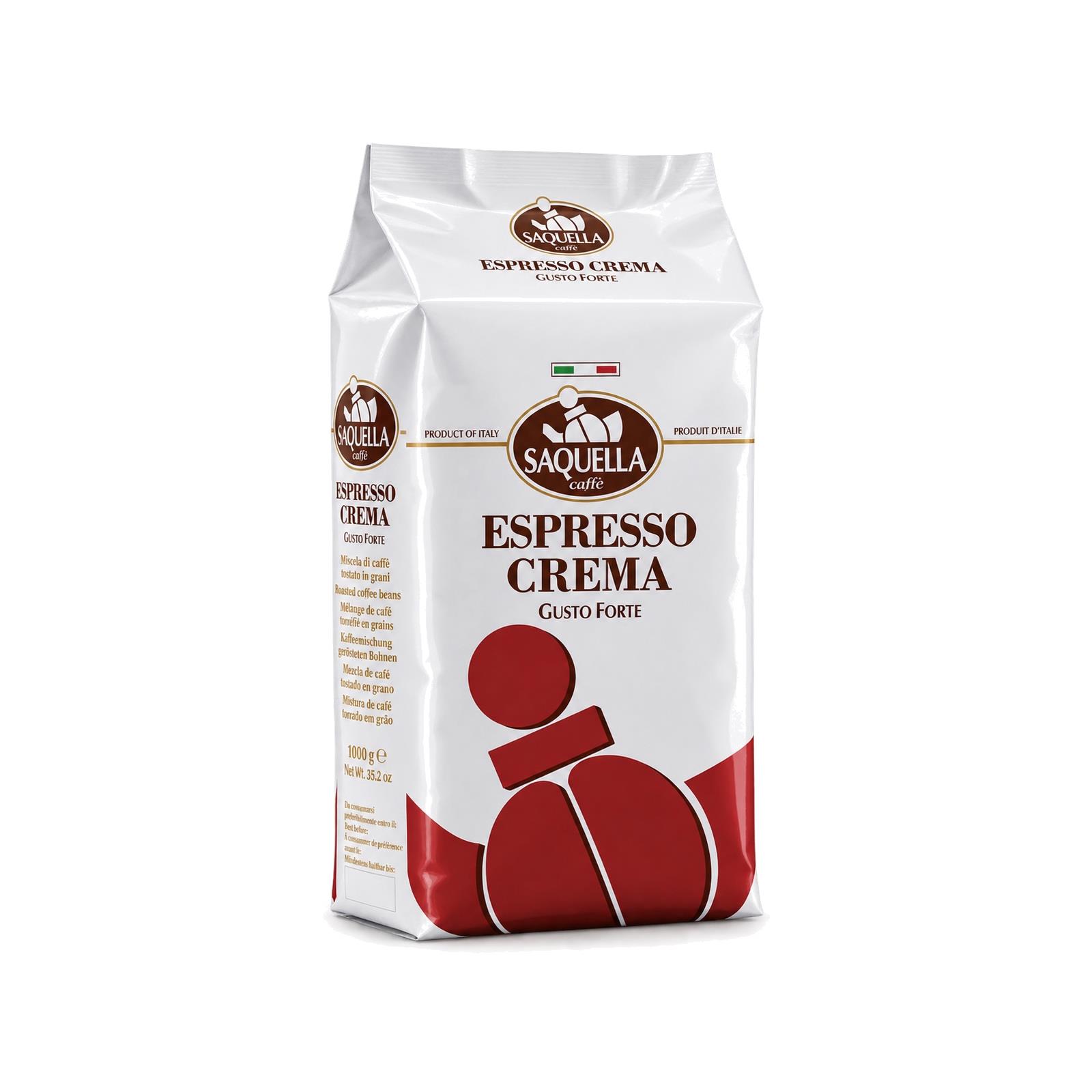 Espresso Crema Gusto Forte -gemahlen- Saquella 250g