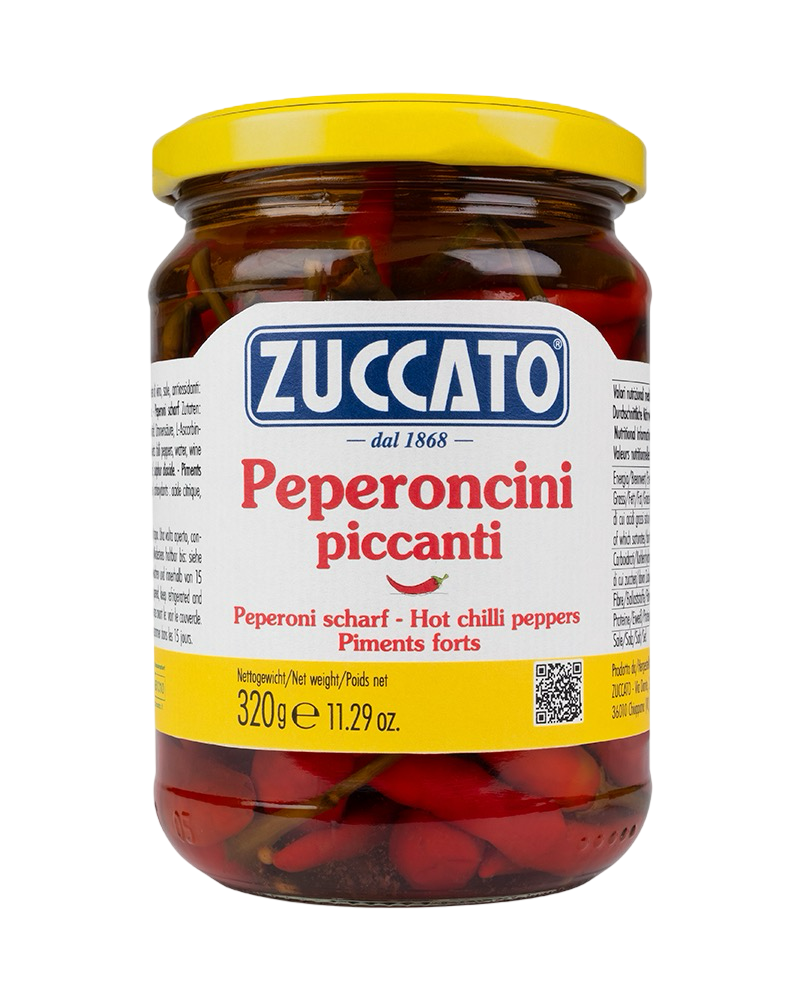 Peperoni Piccanti Zuccato 320g