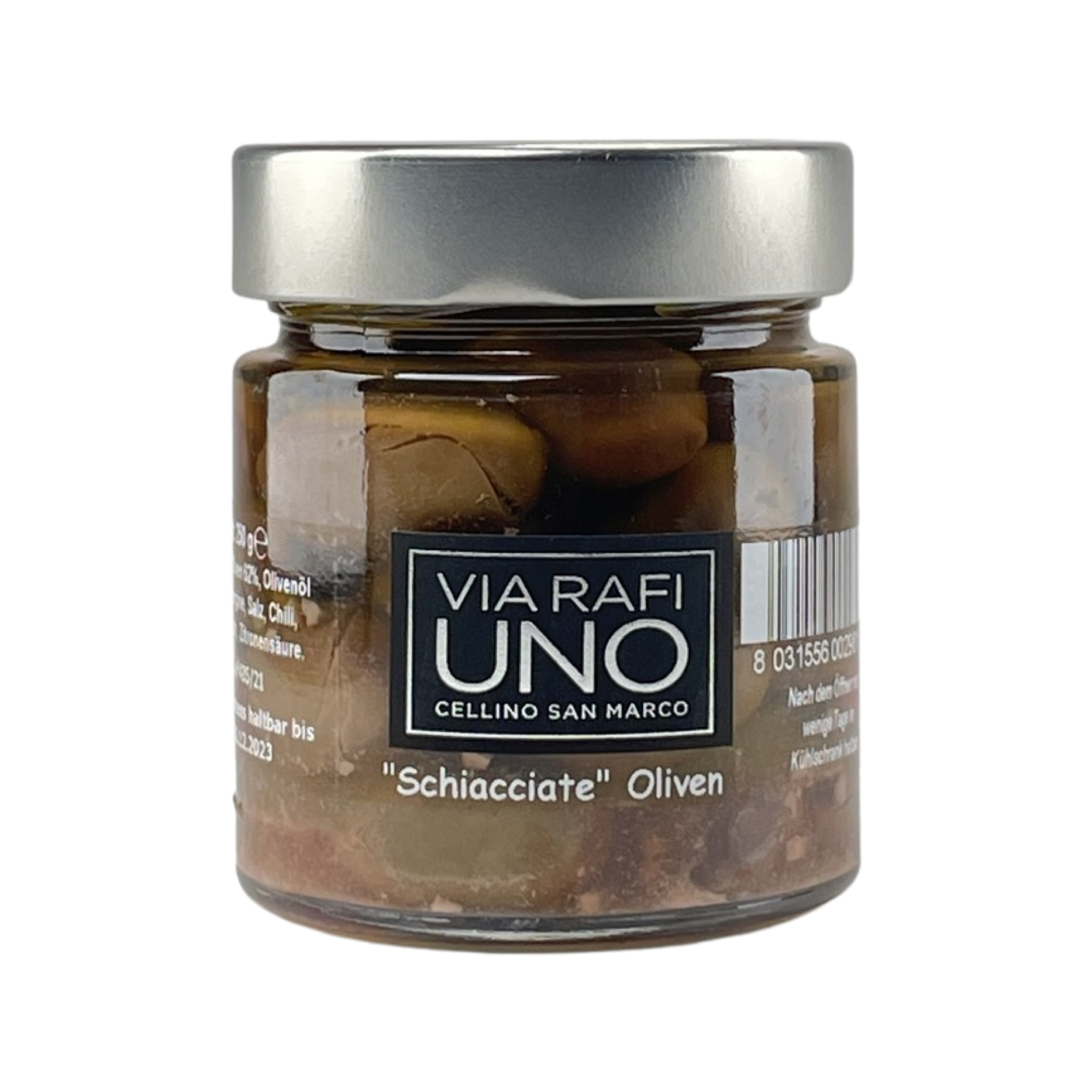 Olive Schiacciate Via Rafi UNO 220g