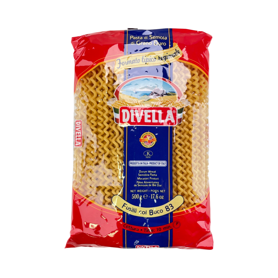 Fusilli col Buco No.83 Divella 500g